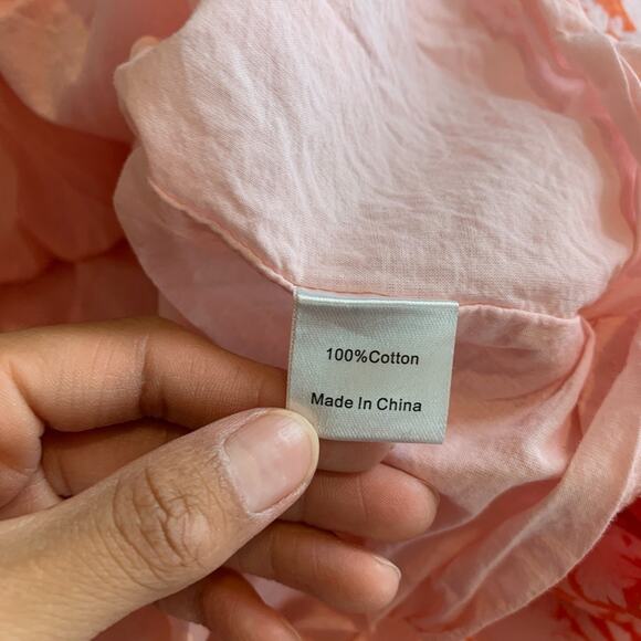 Tuckernuck Dress Womens M Medium Scarlet Toile Mallie Ruffle Sleeve Smocked Midi - Picture 10 of 13